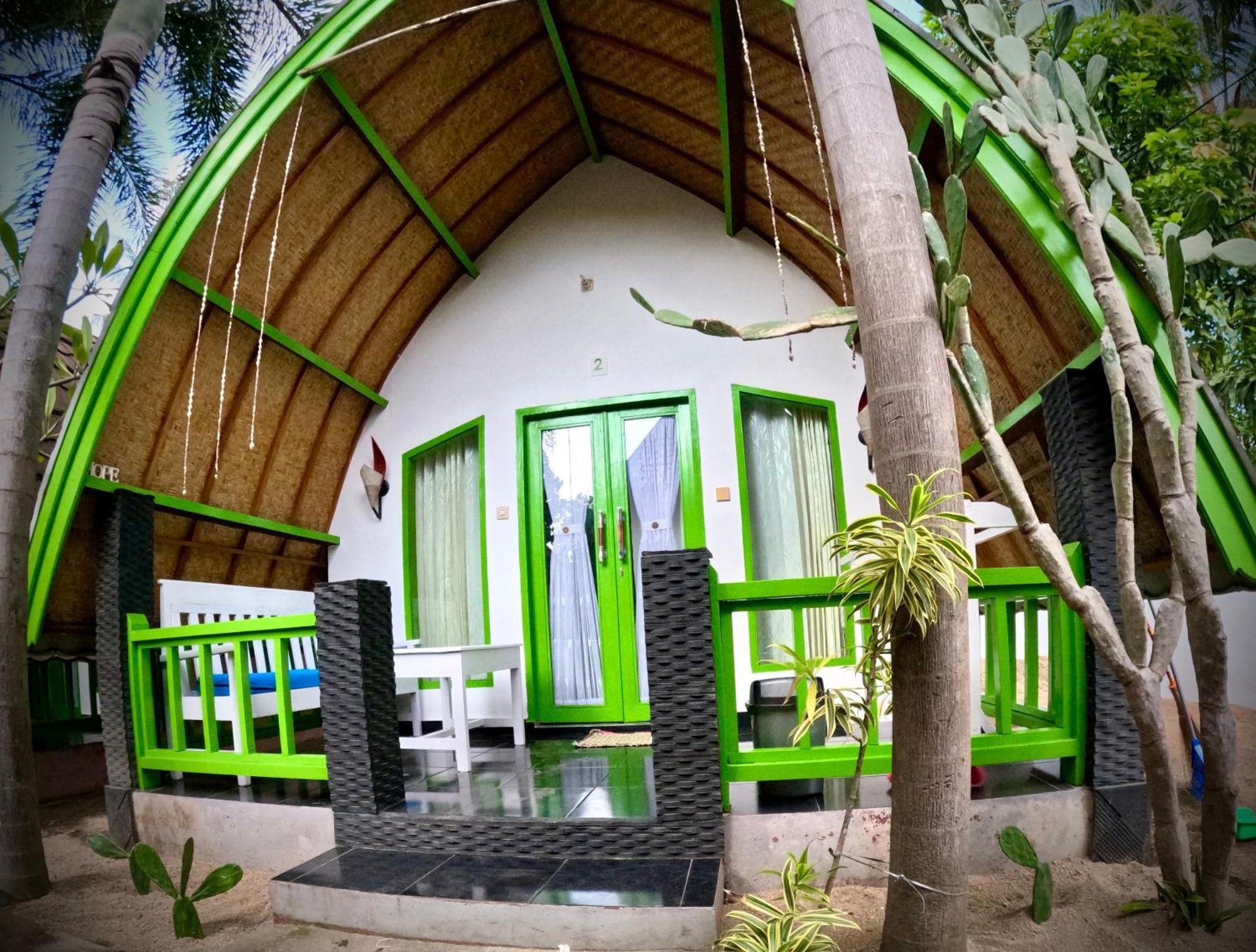 Kaktus Bungalow 4 Gili Air Bagian luar foto